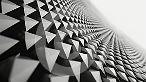 Black white dark gray abstract background. Geometric pattern shape. Line triangle polygon angle. Gradient. Shadow. Matte