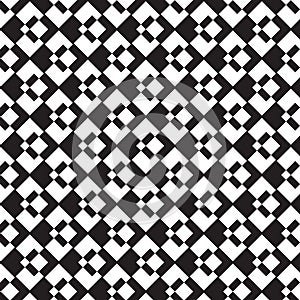 Black and white diamond diagonal overlapped pattern background