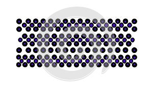 Black and White Dot Pattern for Minimalist Backgrounds, vector design Generative AI