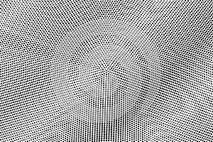 Black and white dotted halftone. Half tone background. Diagonal light dotted gradient.