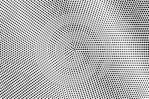 Black white dotted halftone. Half tone background. Subtle diagonal dotted gradient.