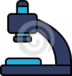 A black and white drawing of a microscope