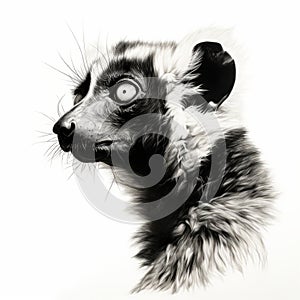Rhodean Lemur: Explosive Pigmentation And Grotesque Caricatures In Animal Drawings photo