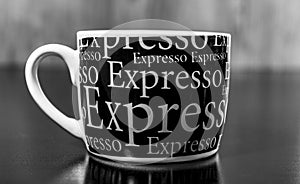 Black And White espresso cup