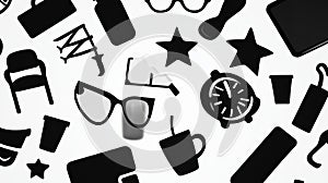 Black and White Everyday Objects