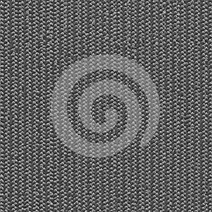 Black and white fabric seamless texture. Texture map for 3d and 2d