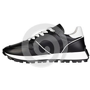 Black and White Fashion Sneakers