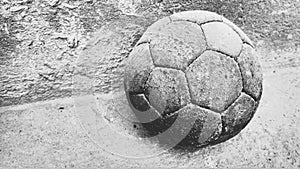 Black and white football