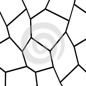 Black and White Fragmentation Background