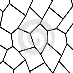 Black and White Fragmentation Background