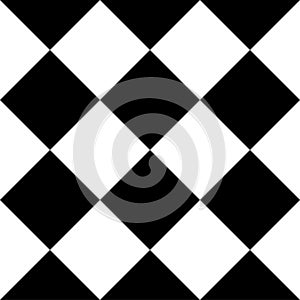 Black and white geometric minimal simple seamless pattern