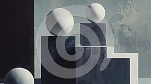 Black and white geometric pattern