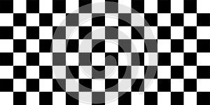 Black and white geometric seamless pattern of a chessboard. Empty chess board. Vector illustration