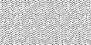 Black white geometric textured polka dot pattern