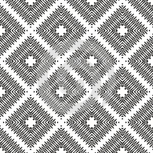 Black and white geometrical pattern. Abstract design texture