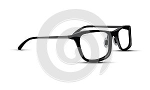 Black and white glass frames