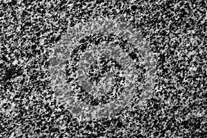 Black and white granite stone texture