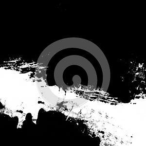 Black and White Grunge Abstract Background Illustration