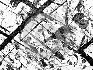 Black and white grunge. Distress overlay texture. Abstract surface