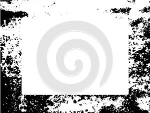 Black and white grunge. Distress overlay texture. Abstract surface dust and rough dirty wall background concept...