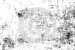 Black and white grunge. Distress overlay texture. Abstract surface dust and rough dirty wall background concept.  Distress illustr