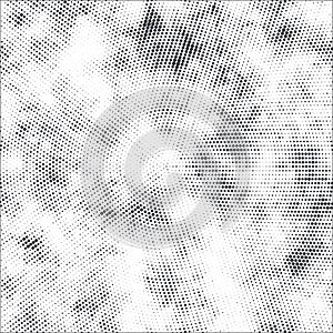 Black and white halftone grunge texture.