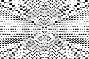 Black and white halftone vector background. Frequent dot texture. Rough dotwork surface. Micro dotted halftone