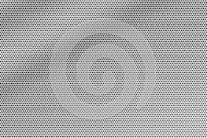 Black on white halftone vector. Diagonal dotted texture. Gray dotwork gradient. Monochrome halftone overlay