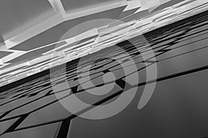 black and white hexagon background