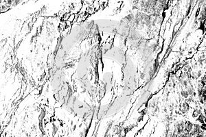 Black and white high contrast marble texture photo