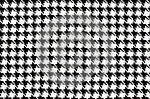 Black and white houndstooth pattern.