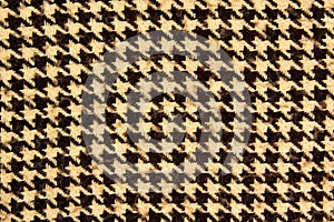 Black and white houndstooth pattern. Dogstooth check design as background.