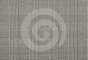 Black and white houndstooth pattern in squares.