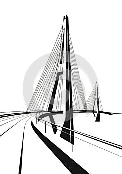 Black and white illustration of a