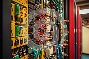 Black and white image of warehouse worker using barcode reader to scan packages on pallet