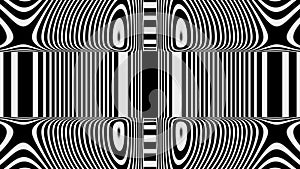 Black and white iridescence of abstract background Resolume VJ Loop