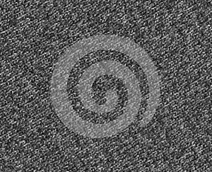 Black and white knitting cloth texture.