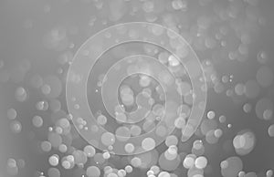 Black and white light blur circle bokeh background