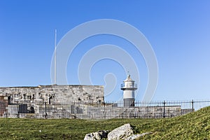 Black & white lighthouse, Southsea Castle