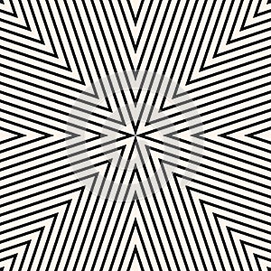 Black and white linear background. Vector seamless pattern with diagonal lines