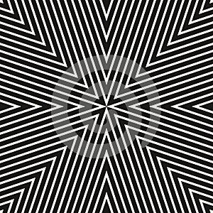 Black and white linear background. Vector seamless pattern with diagonal lines