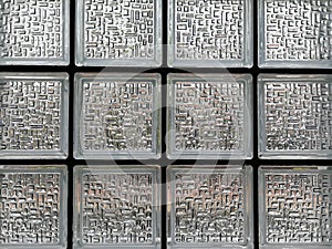 Black and white louver in a building