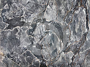 Black and white marble background with gold glitter. Water color alcohol ink splash, liquid flow texture paint. Vector