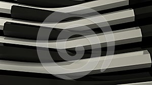 Black and white metal bars background