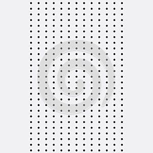 Black and white modern banner with rows of circles photo