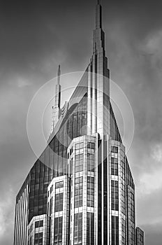 Black And White Modern Building In Nashville