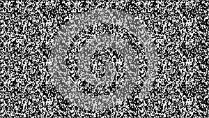 Black and white no signal old analog vintage tv static noise. Random flickering abstract noise.