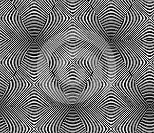 Black and White Op Art Design