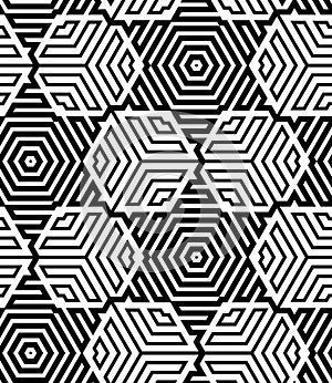 Black and White Op Art Design