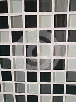 Black white pattern close detail objec decorative elementt